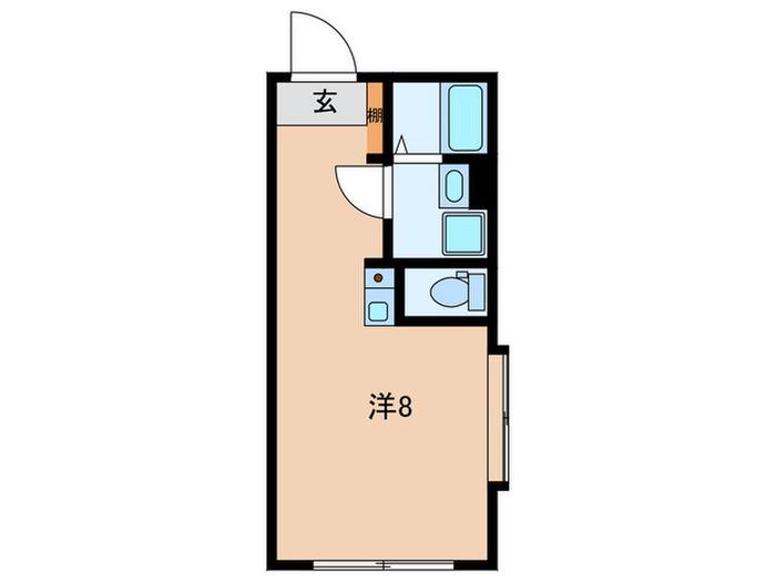 リチェンシア鹿島田(ワンルーム/5階)の間取り写真