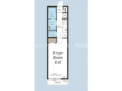 リブリ・カーサ・フェリーチェ3(1K/3階)の間取り写真