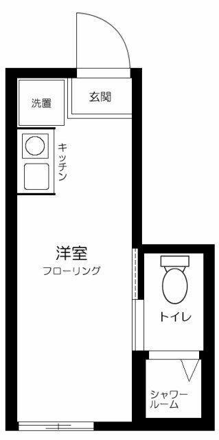 LALA柴又(ワンルーム/1階)の間取り写真