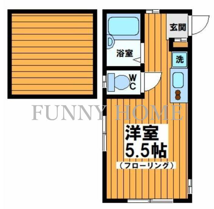 サンシャイン荻窪(ワンルーム/1階)の間取り写真