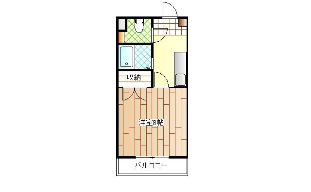 ラフォーレ本郷館(1K/3階)の間取り写真