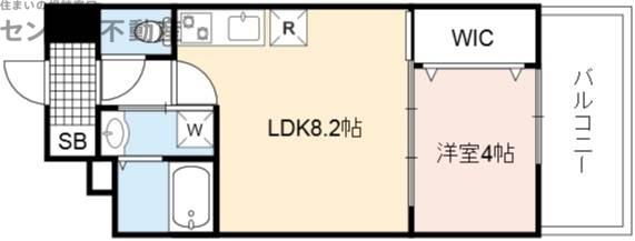 セレニテ京橋クレア(1LDK/3階)の間取り写真