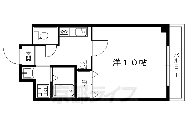 アクア リヴィエール(1K/2階)の間取り写真