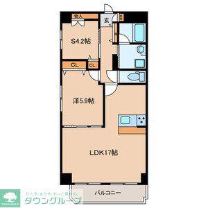 サンコーレジデンス(1SLDK/1階)の間取り写真