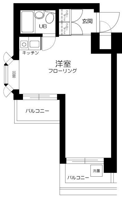 ネオハイシティ渋谷(ワンルーム/5階)の間取り写真