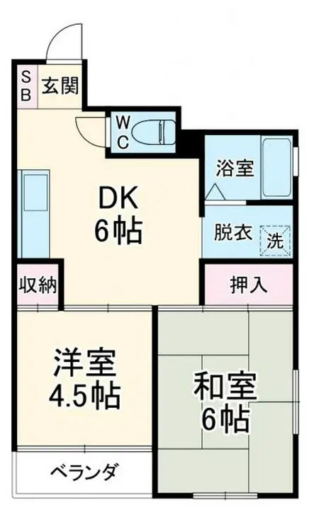 ジーエムコーポ八千代台 3階階 間取り