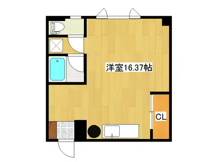 メゾンIMAI(ワンルーム/2階)の間取り写真