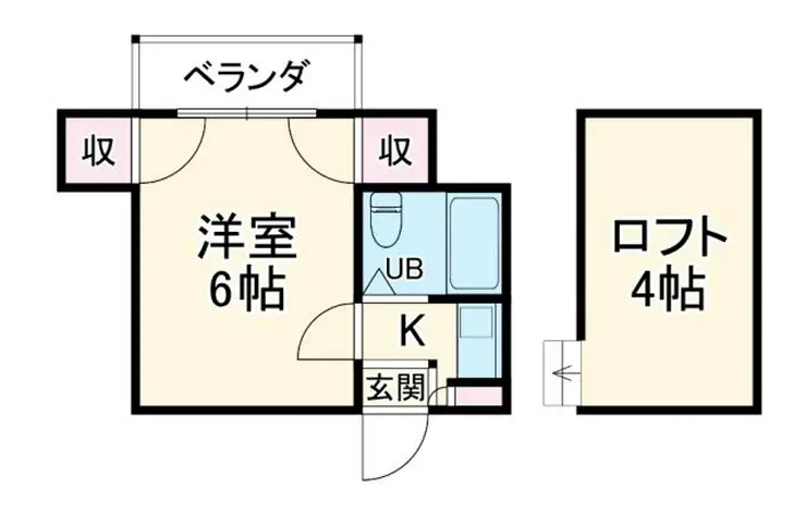 コーポサギヌマ 2階階 間取り