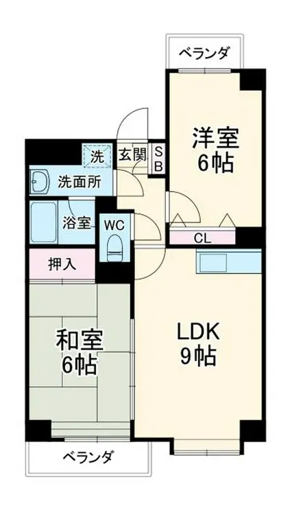 グランボヌール青葉台 5階階 間取り