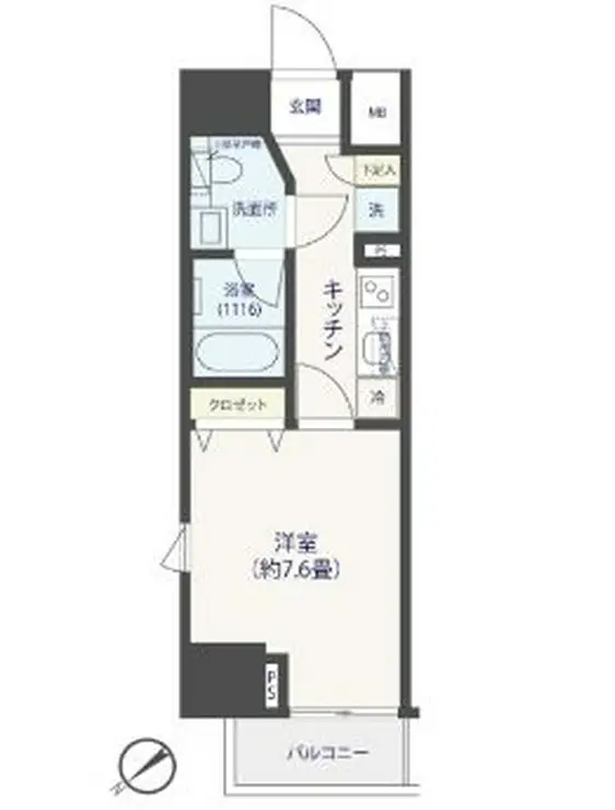 DUARES愛宕虎ノ門 4階階 間取り