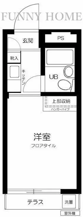 スカイコート池尻 1階階 間取り
