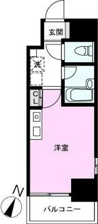 アンセラジオ新越谷 6階階 間取り