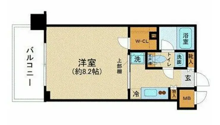 ZOOM調布 4階階 間取り