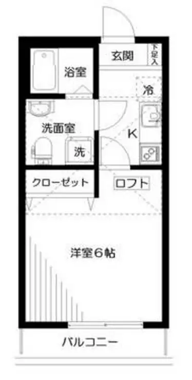 NSGATEつつじヶ丘 2階階 間取り