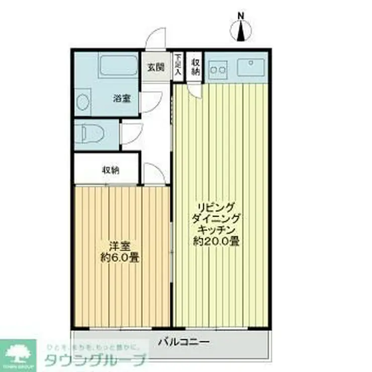 マンション高田馬場 3階階 間取り
