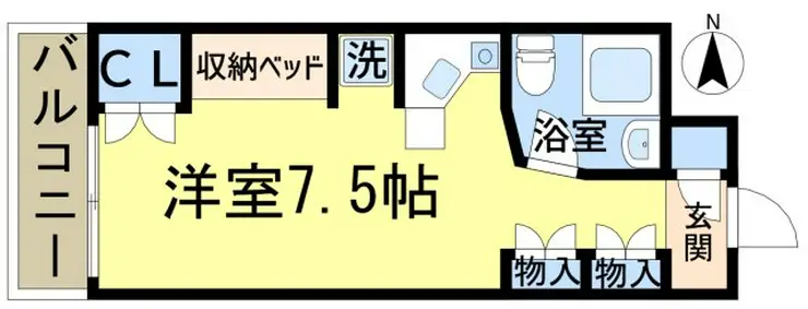ラパルフェドジュワンドル 4階階 間取り