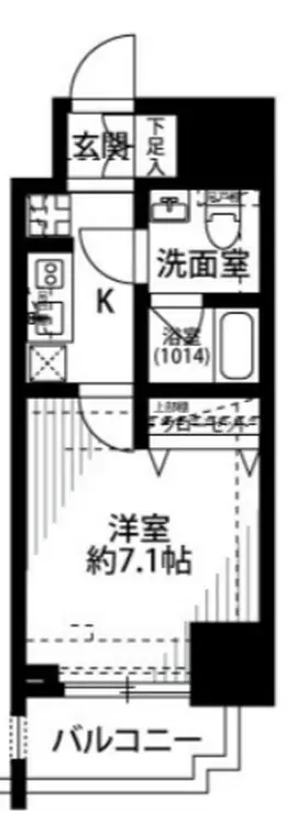 プレール・ドゥーク北千住 5階階 間取り