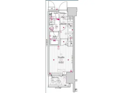 ガーラ横濱関内グランドステージ(1K/10階)の間取り写真