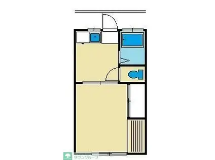 Nハイツ(1K/1階)の間取り写真