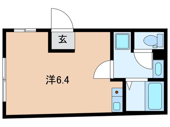 リチェンシア鹿島田(ワンルーム/5階)の間取り写真