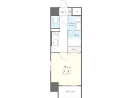 LE GRAND CHARIOT (1K/8階)の間取り写真