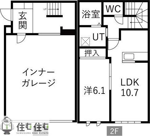LA FORMOSA(1LDK/1階)の間取り写真