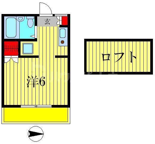 キャピイ・インプラザ北小岩(1K/5階)の間取り写真