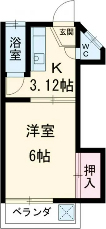 みつわマンション 3階階 間取り