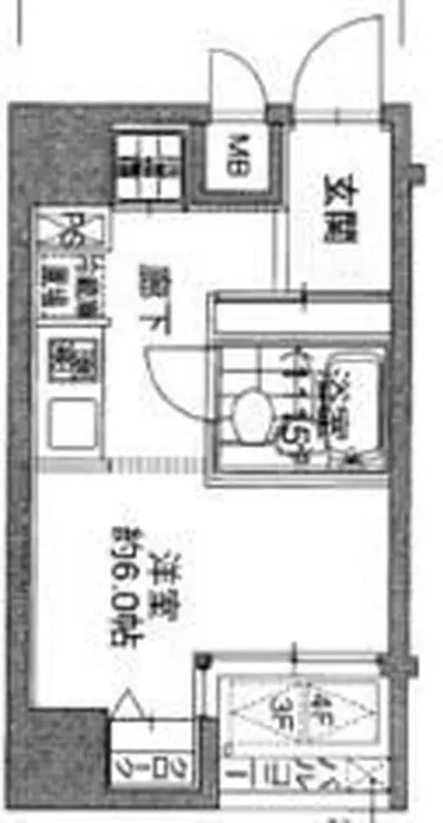 ドルチェ京橋・弐番館 5階階 間取り