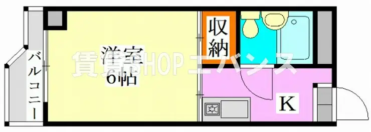 ベルシェ船橋ラマージュ 3階階 間取り