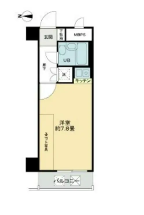 ライオンズマンション三鷹第7 2階階 間取り