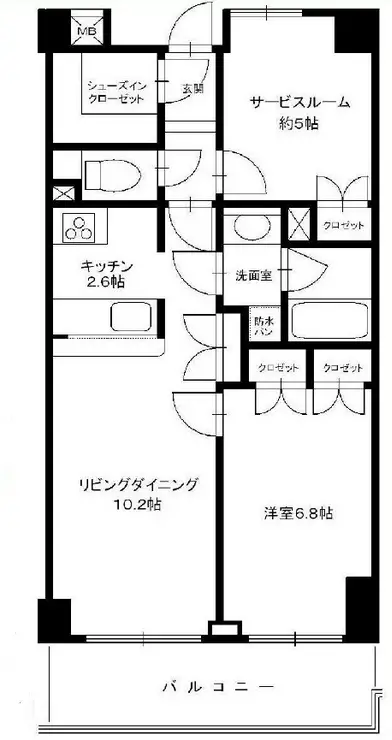Feel A 飯田橋 1階階 間取り