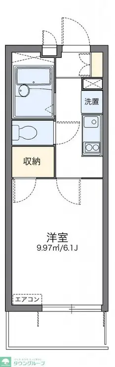 レオパレス東進 3階階 間取り