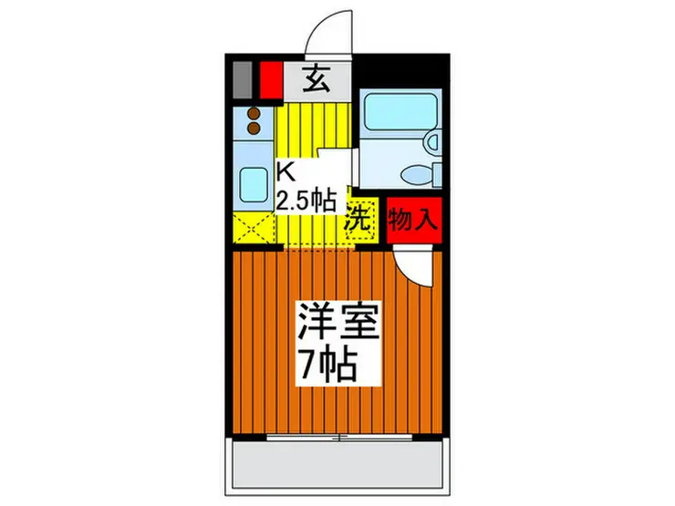 セリジュ川口 1階階 間取り
