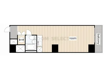 チサンマンション栄II番館広小路(ワンルーム/3階)の間取り写真