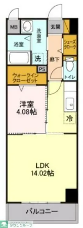 モナークヴィラ 9階階 間取り