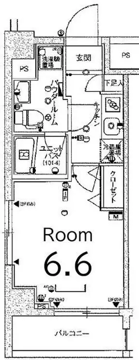 スカイコートパレス西巣鴨 3階階 間取り
