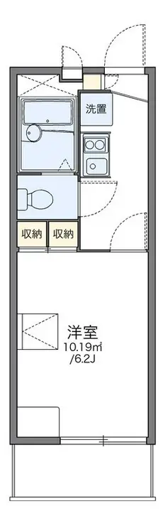 レオパレスハピネス 3階階 間取り