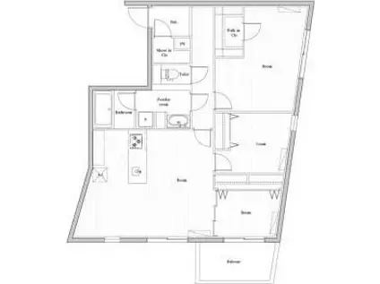 EDIT文京千石II(3LDK/4階)の間取り写真