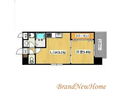 グランメゾンピア(1LDK/8階)の間取り写真