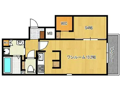 REARK新潟駅前(ワンルーム/3階)の間取り写真