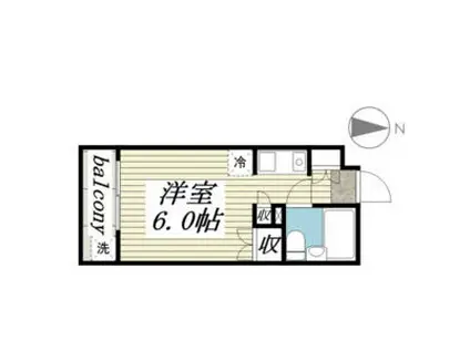 メゾン・ド・ピエール(ワンルーム/3階)の間取り写真