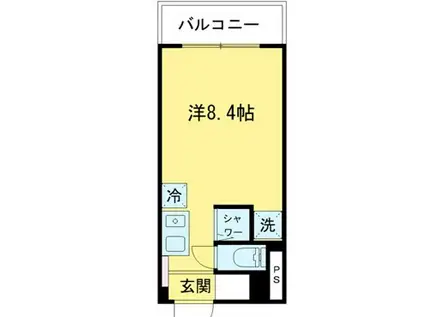 ラフィーヌ立石(ワンルーム/3階)の間取り写真