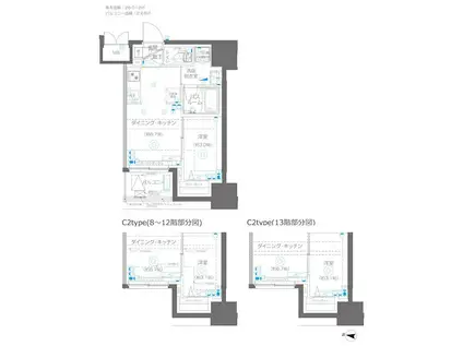 ZOOM大島(1DK/10階)の間取り写真