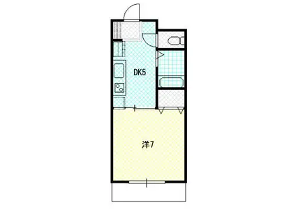 STビル(1K/3階)の間取り写真