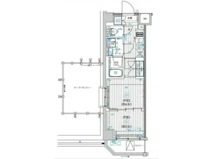 ジェノヴィア世田谷砧II(2K/4階)の間取り写真