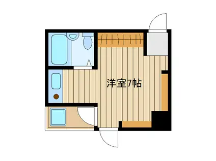 ハイネス成増(ワンルーム/8階)の間取り写真