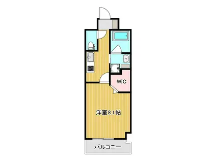 LAULEA御器所(1K/2階)の間取り写真