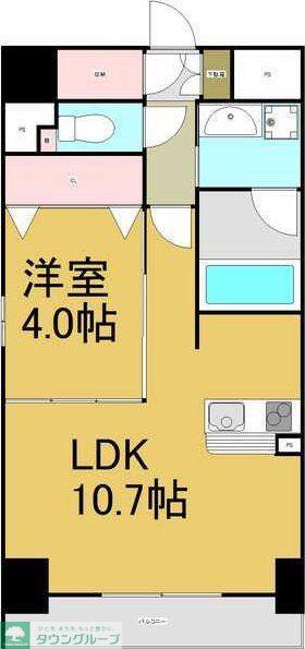 S-FORT熱田六番(1LDK/5階)の間取り写真