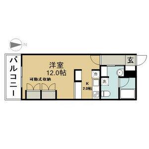 ESPRESSIVO(1K/2階)の間取り写真